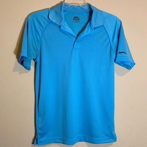 ❇️3/$30❇️ Slazenger Blue Hydro-Dri UPF 30 Golf Polo S